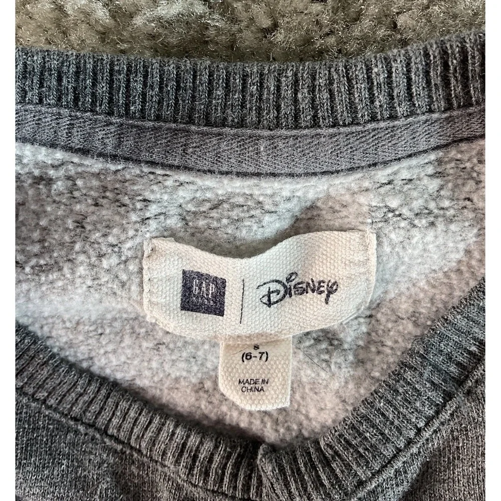 Gap Kids Disney Kids Size S (6-7) Minnie Mouse/‎ Mickey Mouse   Dress Gray Black